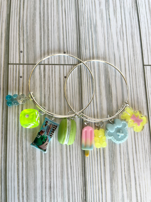 Green/Blue Bangle Set