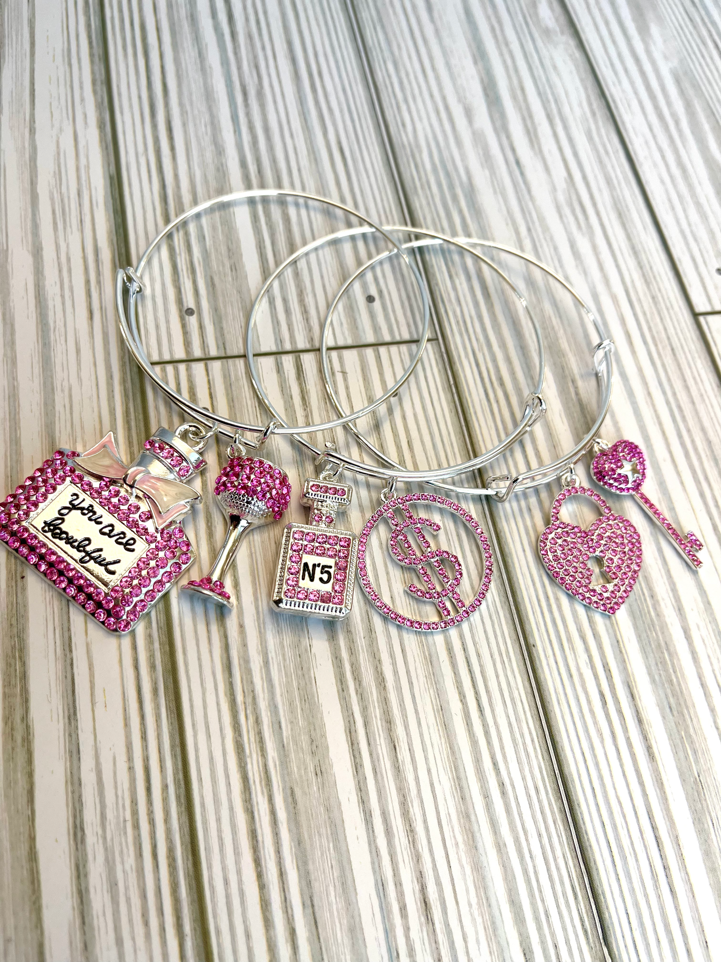 Pink Bling Bangle