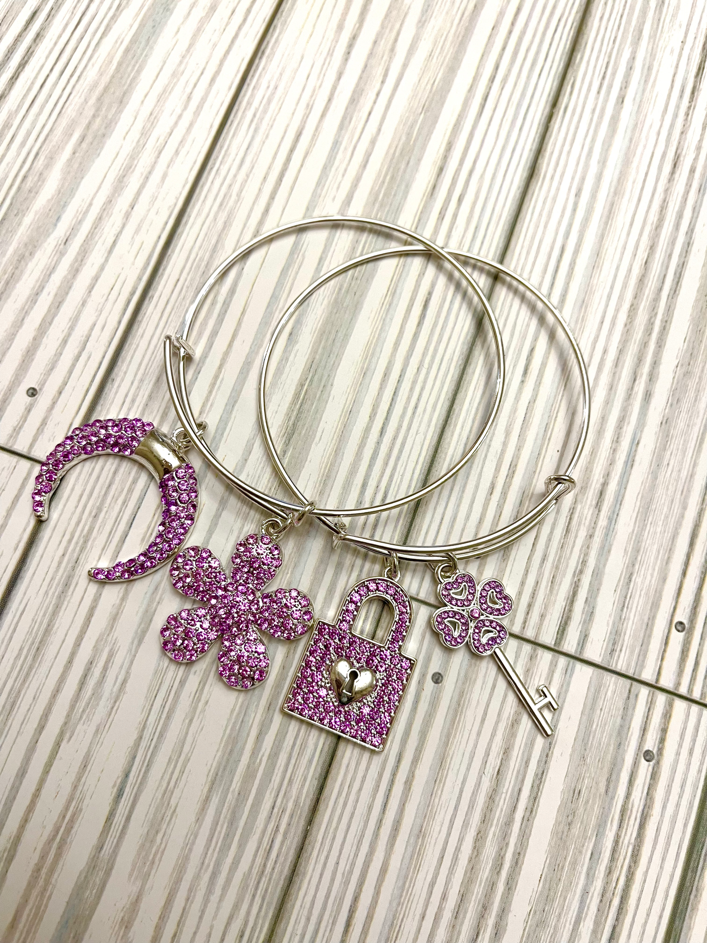 Purple Bling Bangle